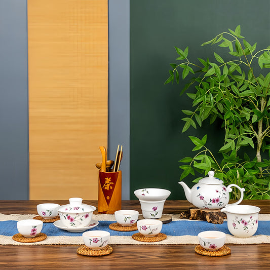 YUNGPING Spring Rhyme Fine Bone China Tea Set